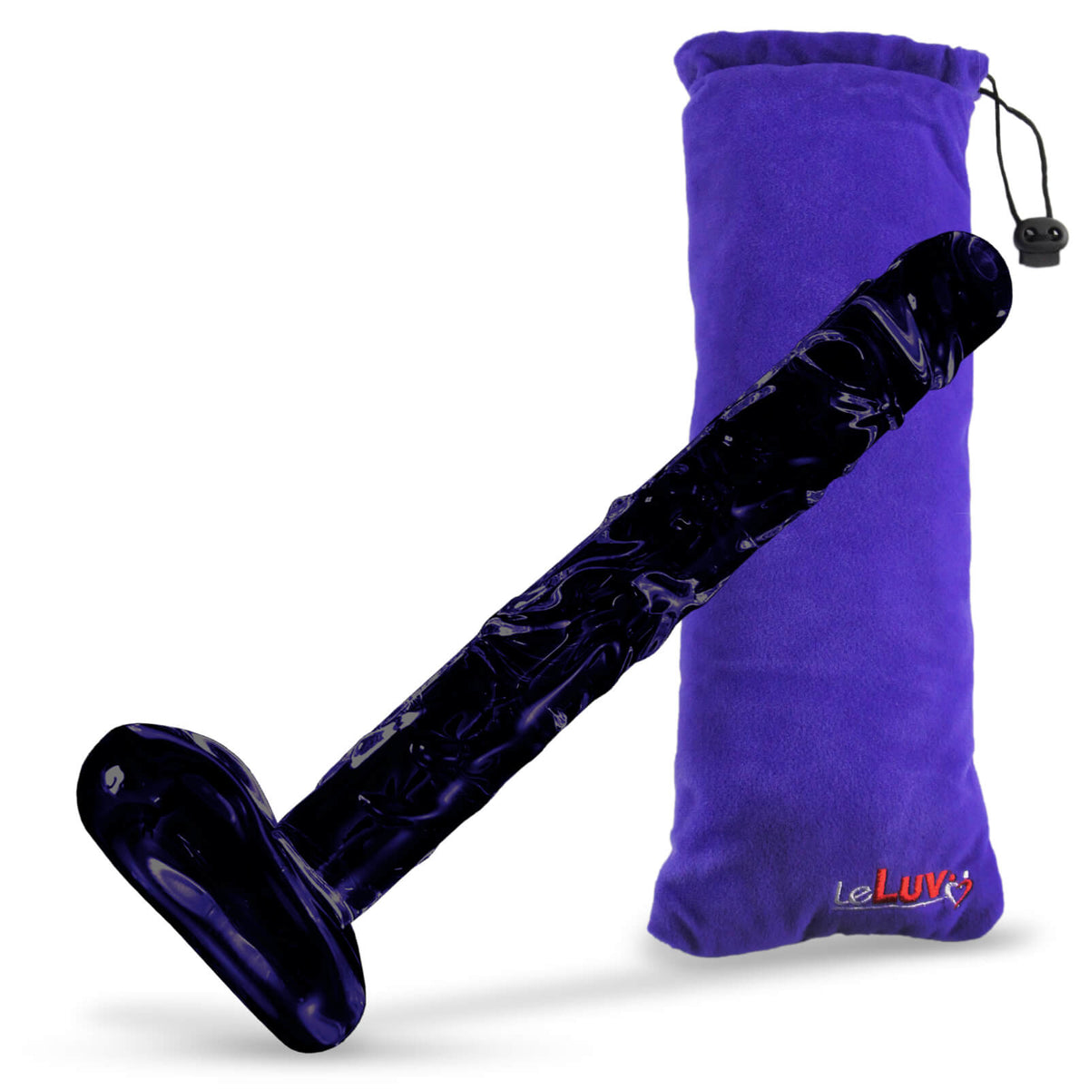 LeLuv Glass Dark Nights 3 Piece Gift Set Dildos & Butt Plug