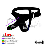 Female Strap-On Double Dongs Adjustable Harness