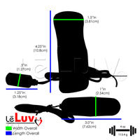 Bullet Vibrator Double Zone Twin Egg Multispeed