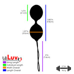 Ben Wa Kegel Balls DUOTONE Silicone Exercise