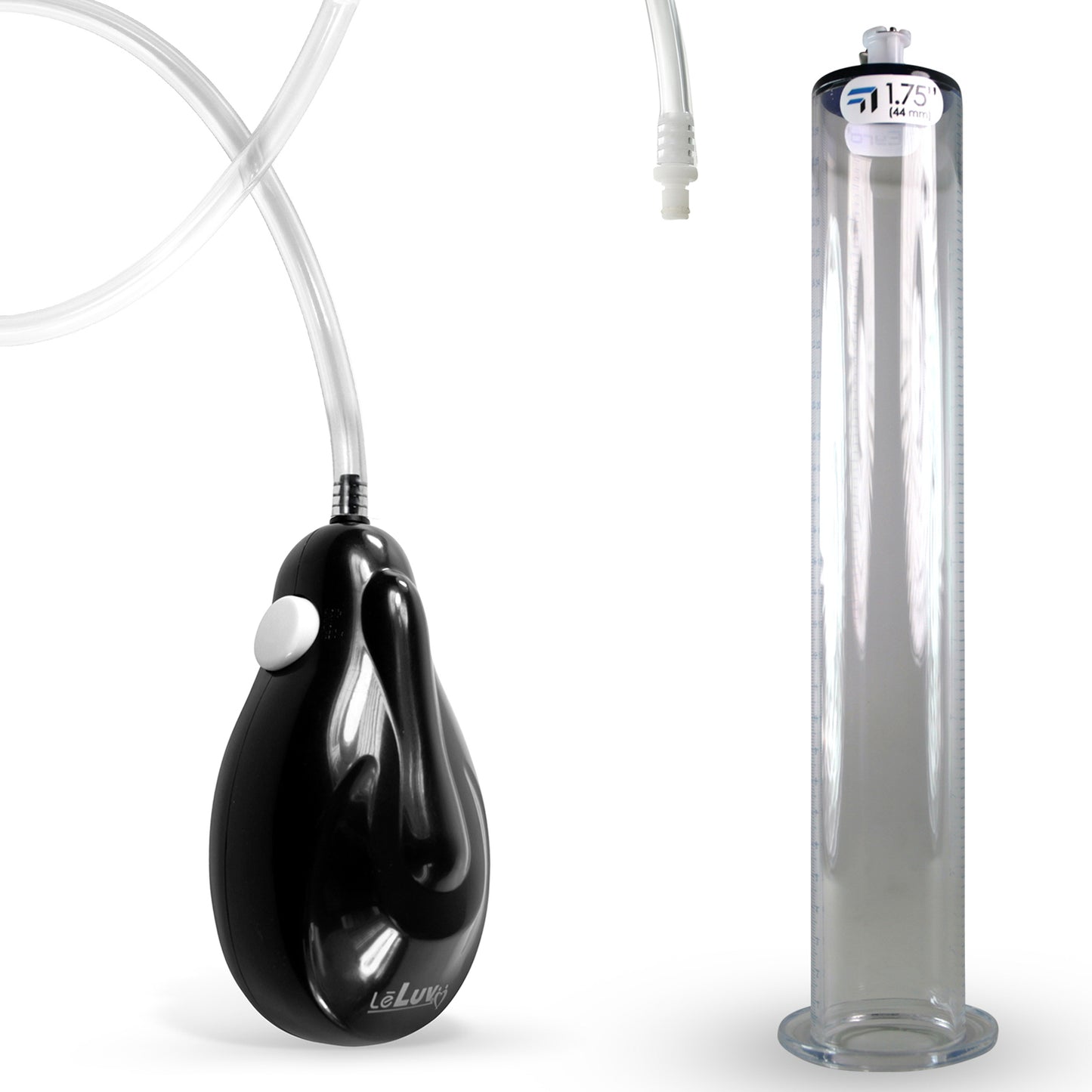eGrip Electric Quick-Release Penis Pump | 9 or 12 Inch Length WIDE FLANGE Cylinder | 1.50-2.50"