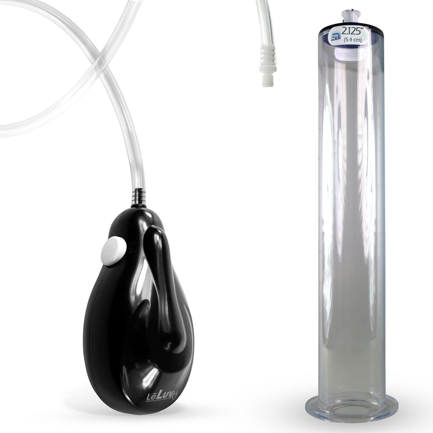 eGrip Electric Quick-Release Penis Pump | 9 or 12 Inch Length WIDE FLANGE Cylinder | 1.50-2.50"