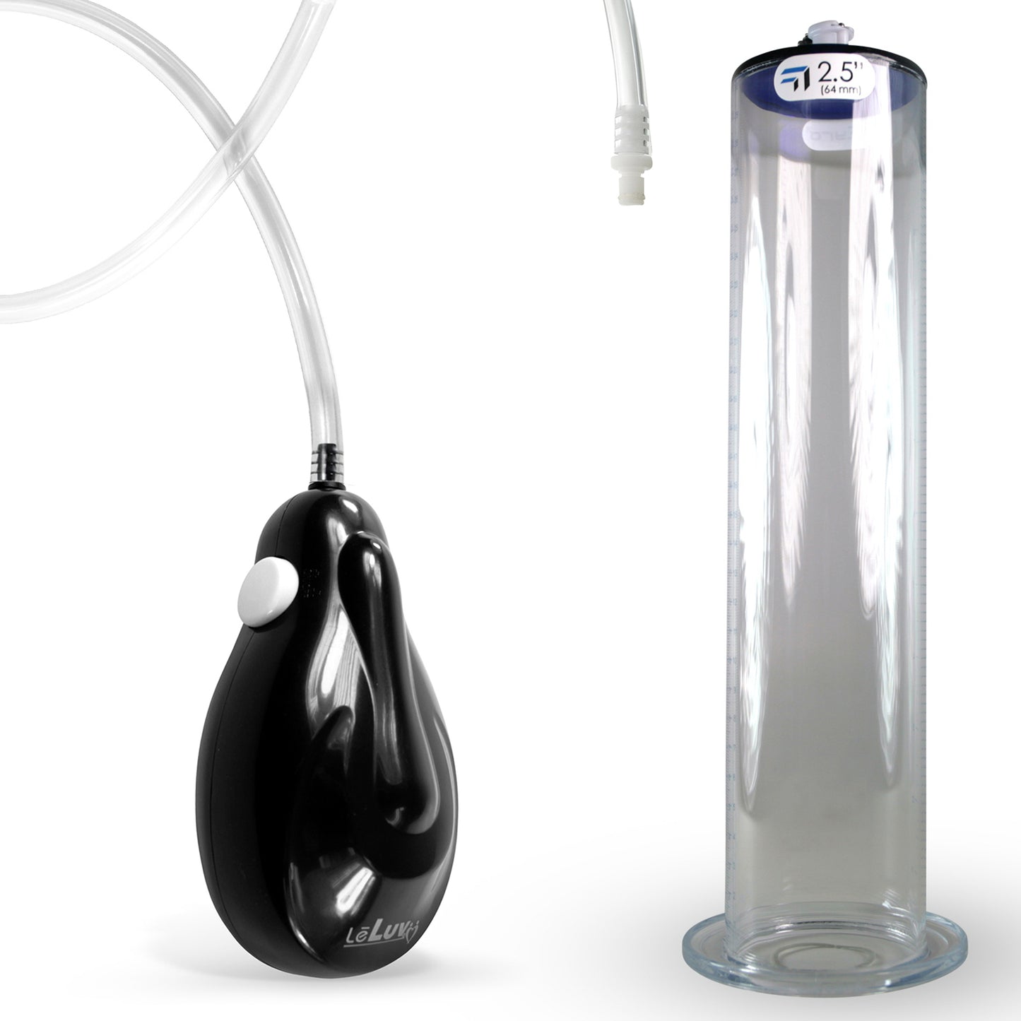 eGrip Electric Quick-Release Penis Pump | 9 or 12 Inch Length WIDE FLANGE Cylinder | 1.50-2.50"