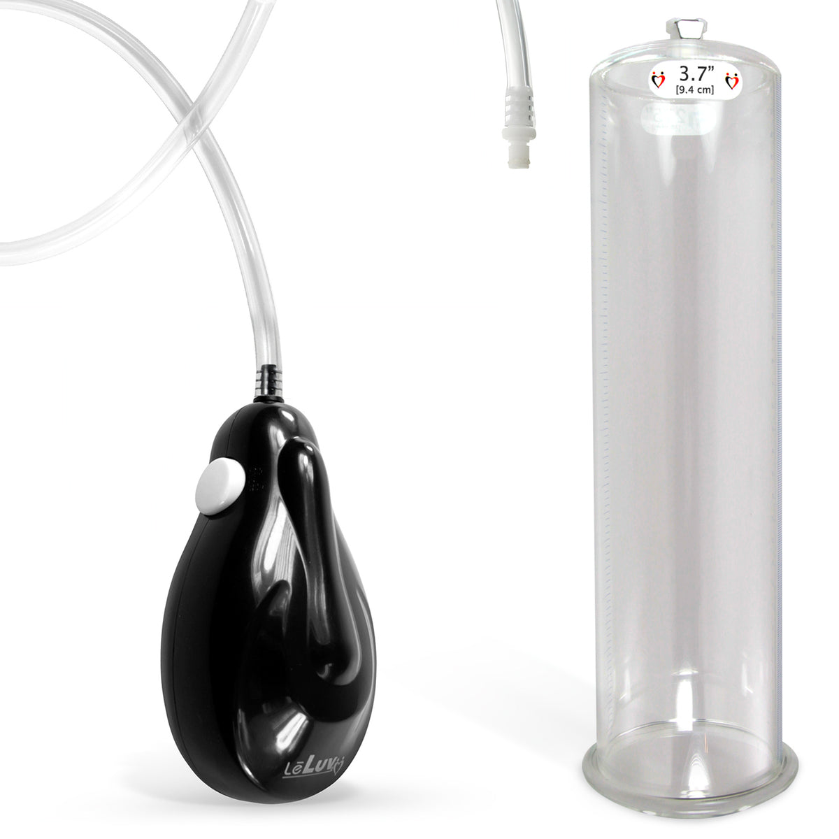 eGrip Electric Quick-Release Penis Pump | 9 or 12 Inch Length, 1.35-3.70 Inch Diameter
