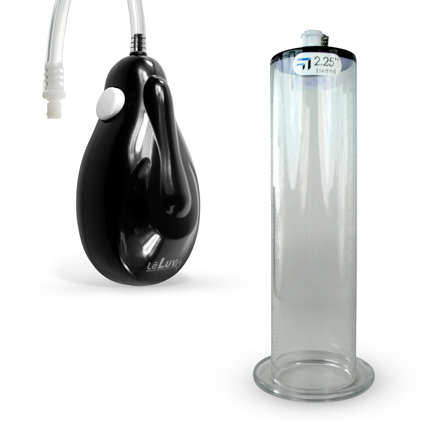 eGrip Electric Quick-Release Penis Pump | 9 or 12 Inch Length WIDE FLANGE Cylinder | 1.50-2.50"