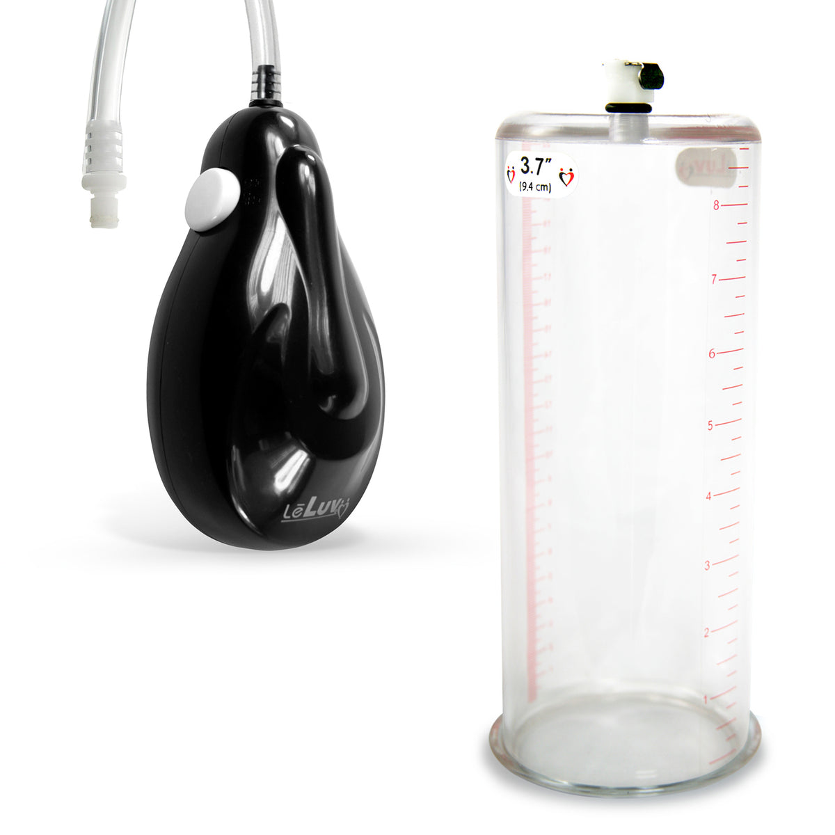 eGrip Electric Quick-Release Penis Pump | 9 or 12 Inch Length, 1.35-3.70 Inch Diameter