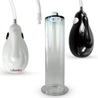 eGrip Electric Quick-Release Penis Pump | 9 or 12 Inch Length WIDE FLANGE Cylinder | 1.50-2.50"