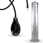 eGrip Electric Penis Pump with Premium Hose | 9 or 12 Inch Length, 1.50-2.50" Diameter WIDE FLANGE Cylinder