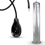 eGrip Electric Penis Pump with Premium Hose | 9 or 12 Inch Length, 1.50-2.50" Diameter WIDE FLANGE Cylinder