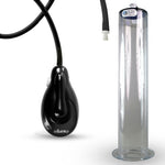 eGrip Electric Penis Pump with Premium Hose | 9 or 12 Inch Length, 1.50-2.50" Diameter WIDE FLANGE Cylinder