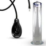 eGrip Electric Penis Pump with Premium Hose | 9 or 12 Inch Length, 1.50-2.50" Diameter WIDE FLANGE Cylinder