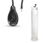 eGrip Electric Handle Penis Pump with Premium Hose | 9 or 12 Inch Length, 1.35-3.70 Inch Diameter Cylinder