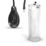eGrip Electric Handle Penis Pump with Premium Hose | 9 or 12 Inch Length, 1.35-3.70 Inch Diameter Cylinder