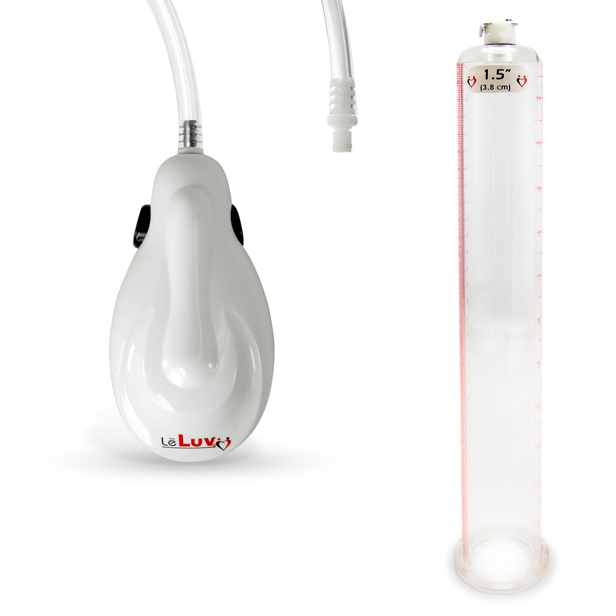 eGrip Electric Quick-Release Penis Pump | 9 or 12 Inch Length, 1.35-3.70 Inch Diameter