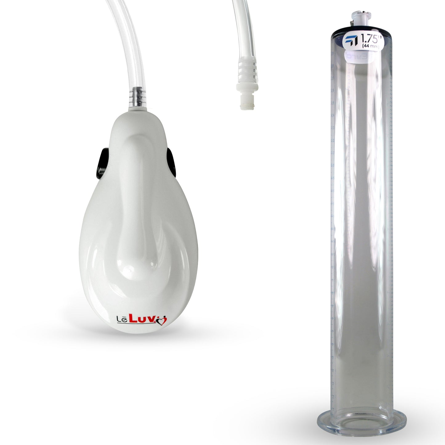 eGrip Electric Quick-Release Penis Pump | 9 or 12 Inch Length WIDE FLANGE Cylinder | 1.50-2.50"