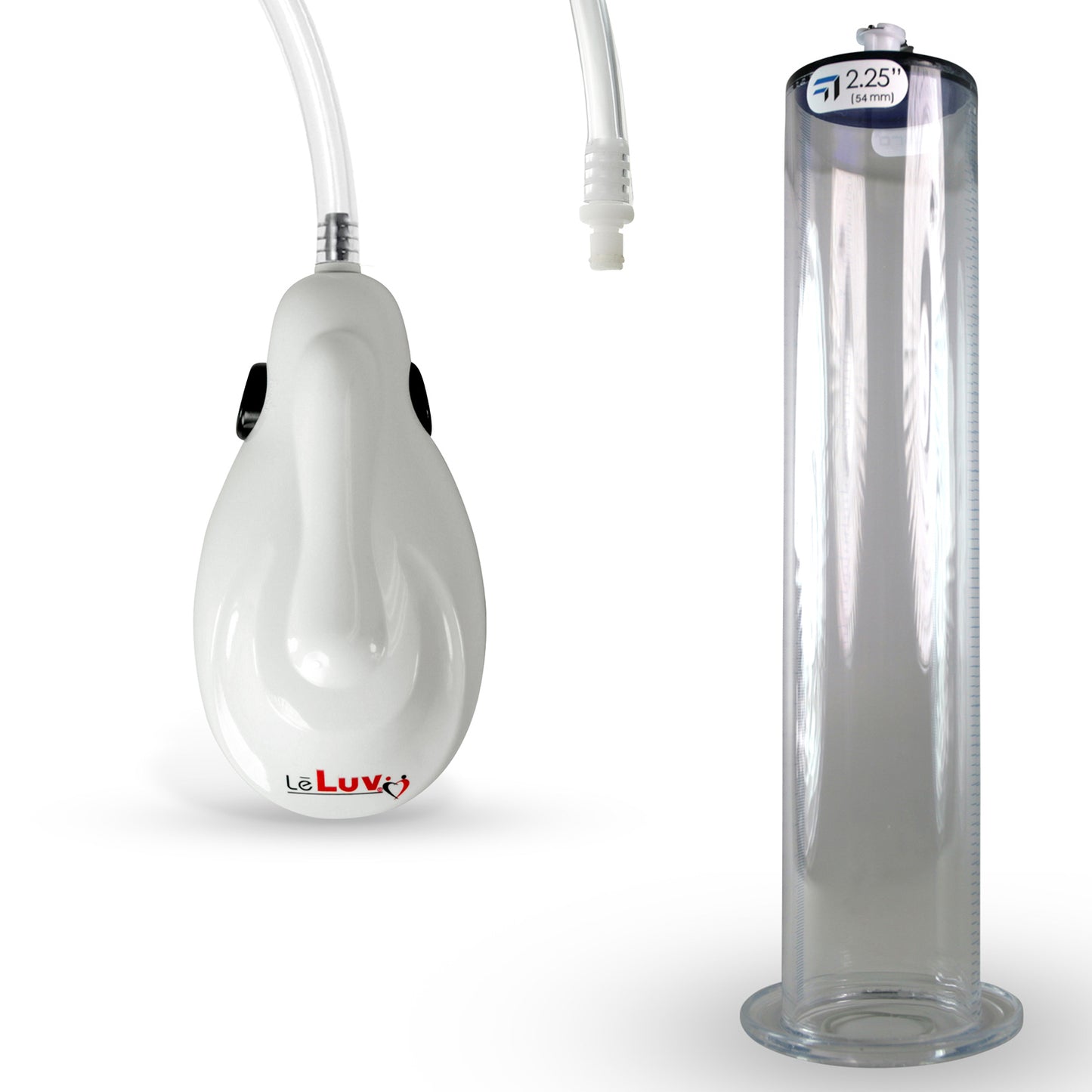eGrip Electric Quick-Release Penis Pump | 9 or 12 Inch Length WIDE FLANGE Cylinder | 1.50-2.50"