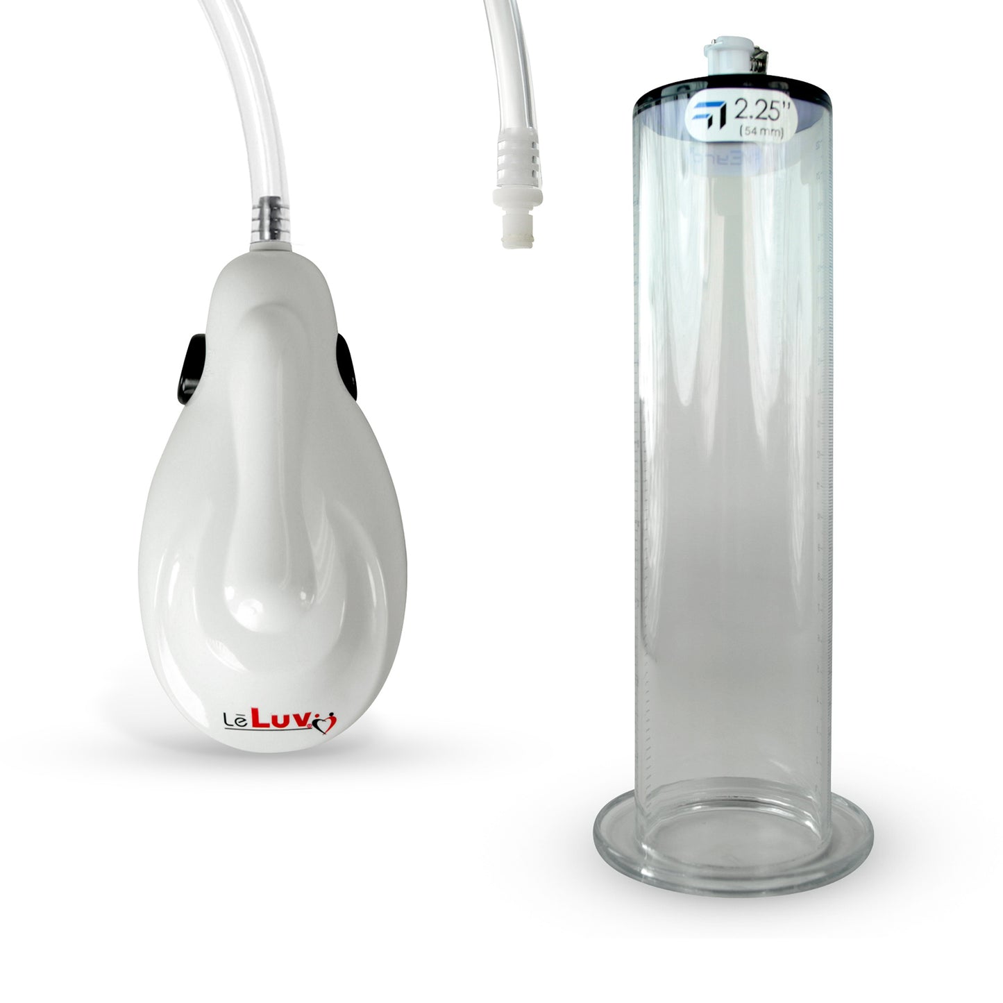 eGrip Electric Quick-Release Penis Pump | 9 or 12 Inch Length WIDE FLANGE Cylinder | 1.50-2.50"