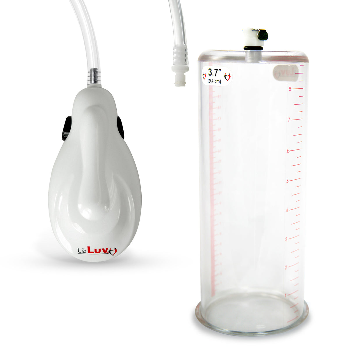eGrip Electric Quick-Release Penis Pump | 9 or 12 Inch Length, 1.35-3.70 Inch Diameter