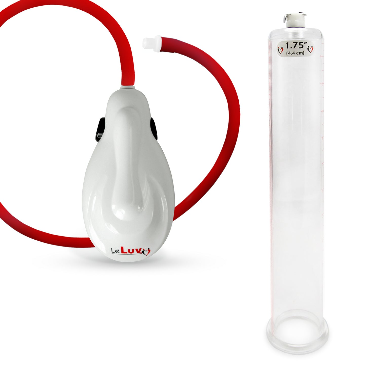 eGrip Electric Handle Penis Pump with Premium Hose | 9 or 12 Inch Length, 1.35-3.70 Inch Diameter Cylinder