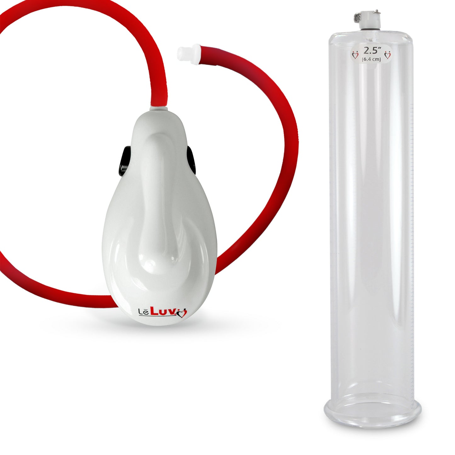 eGrip Electric Handle Penis Pump with Premium Hose | 9 or 12 Inch Length, 1.35-3.70 Inch Diameter Cylinder