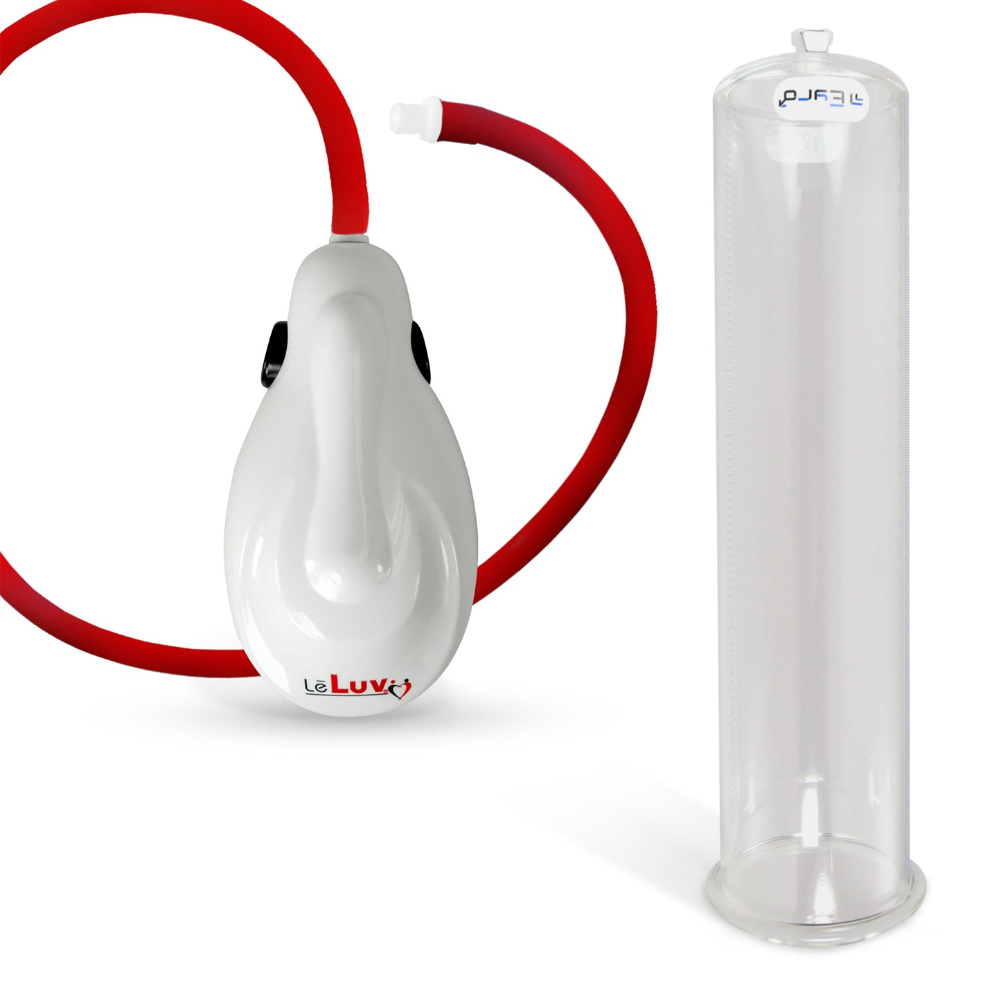 eGrip Electric Handle Penis Pump with Premium Hose | 9 or 12 Inch Length, 1.35-3.70 Inch Diameter Cylinder