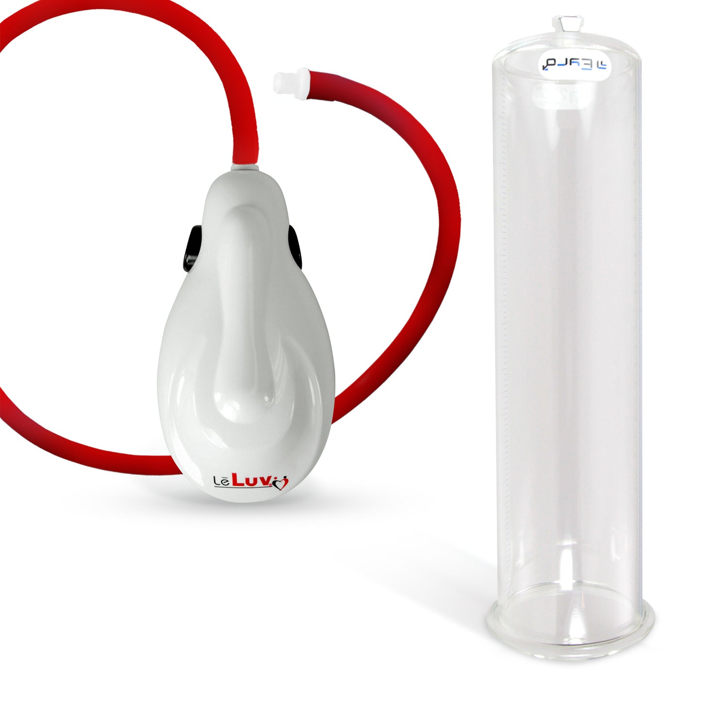 eGrip Electric Handle Penis Pump with Premium Hose | 9 or 12 Inch Length, 1.35-3.70 Inch Diameter Cylinder