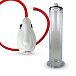eGrip Electric Penis Pump with Premium Hose | 9 or 12 Inch Length, 1.50-2.50" Diameter WIDE FLANGE Cylinder