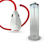 eGrip Electric Penis Pump with Premium Hose | 9 or 12 Inch Length, 1.50-2.50" Diameter WIDE FLANGE Cylinder