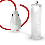 eGrip Electric Handle Penis Pump with Premium Hose | 9 or 12 Inch Length, 1.35-3.70 Inch Diameter Cylinder