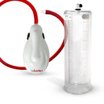 eGrip Electric Handle Penis Pump with Premium Hose | 9 or 12 Inch Length, 1.35-3.70 Inch Diameter Cylinder