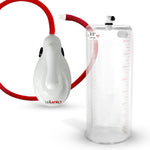eGrip Electric Handle Penis Pump with Premium Hose | 9 or 12 Inch Length, 1.35-3.70 Inch Diameter Cylinder