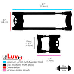 LeLuv EasyMAX Gold Extender | Spring-Loaded 8.9 Inch Max. Length Penis Stretcher