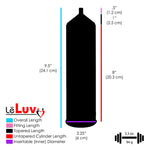 LeLuv BEST EasyOp Penis Pump | Bgrip with Slippery Silicone Hose Upgrade | Choose Color