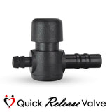 Valve for Vacuum Pumps EasyOp Replacement Quick Release 1/4" Barbed