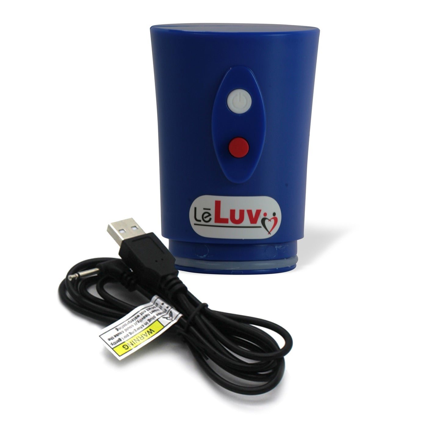 EROS Electric Penis Pump Head w/ USB Cable - Blue
