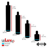 LeLuv Replacement Rods for Spring-Loaded ExtenderLITE Spring-Loaded Lightweight Penis Extender