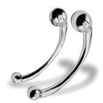 Eyro Polished Stainless Steel C Curved G-Spot Dildos 6" (15.5 cm) - 7"(18.0 cm)