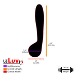Eyro Polished Stainless Steel Smooth G-Spot Dildo 8.5" (21.5 cm) 