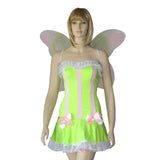 Roleplay Green Woodland Nymph Fairy Pixie Halloween Costume
