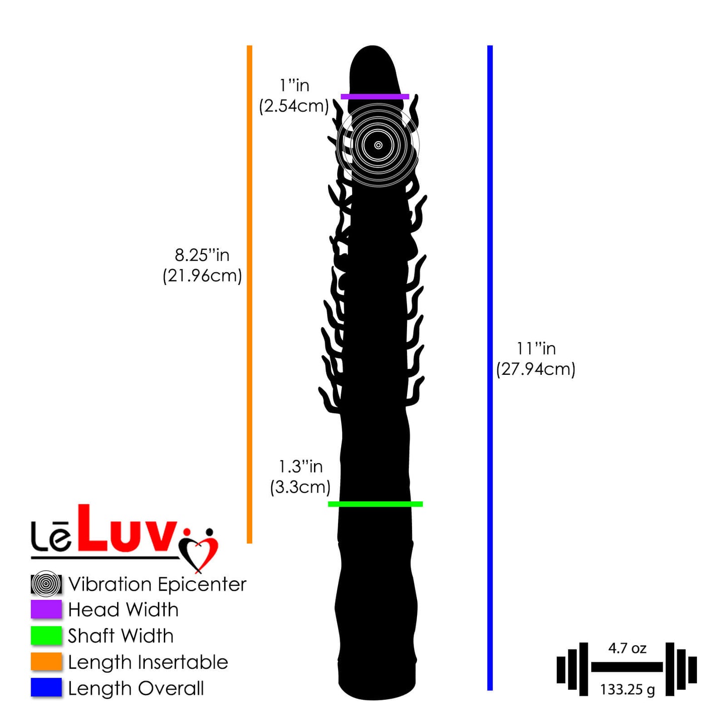 Flexible Vibrator FIERY DRAGON Tentacle Bendable G-spot