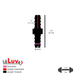 Quick-Release Vacuum Fitting 1/4" Barbed Male-to-Male