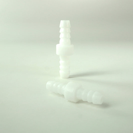 Quick-Release Vacuum Fitting 1/4" Barbed Male-to-Male