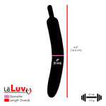 LeLuv Mini Banana Curved Glass Dildo