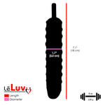 LeLuv Mini Corn on the Cob Nubby Glass Dildo