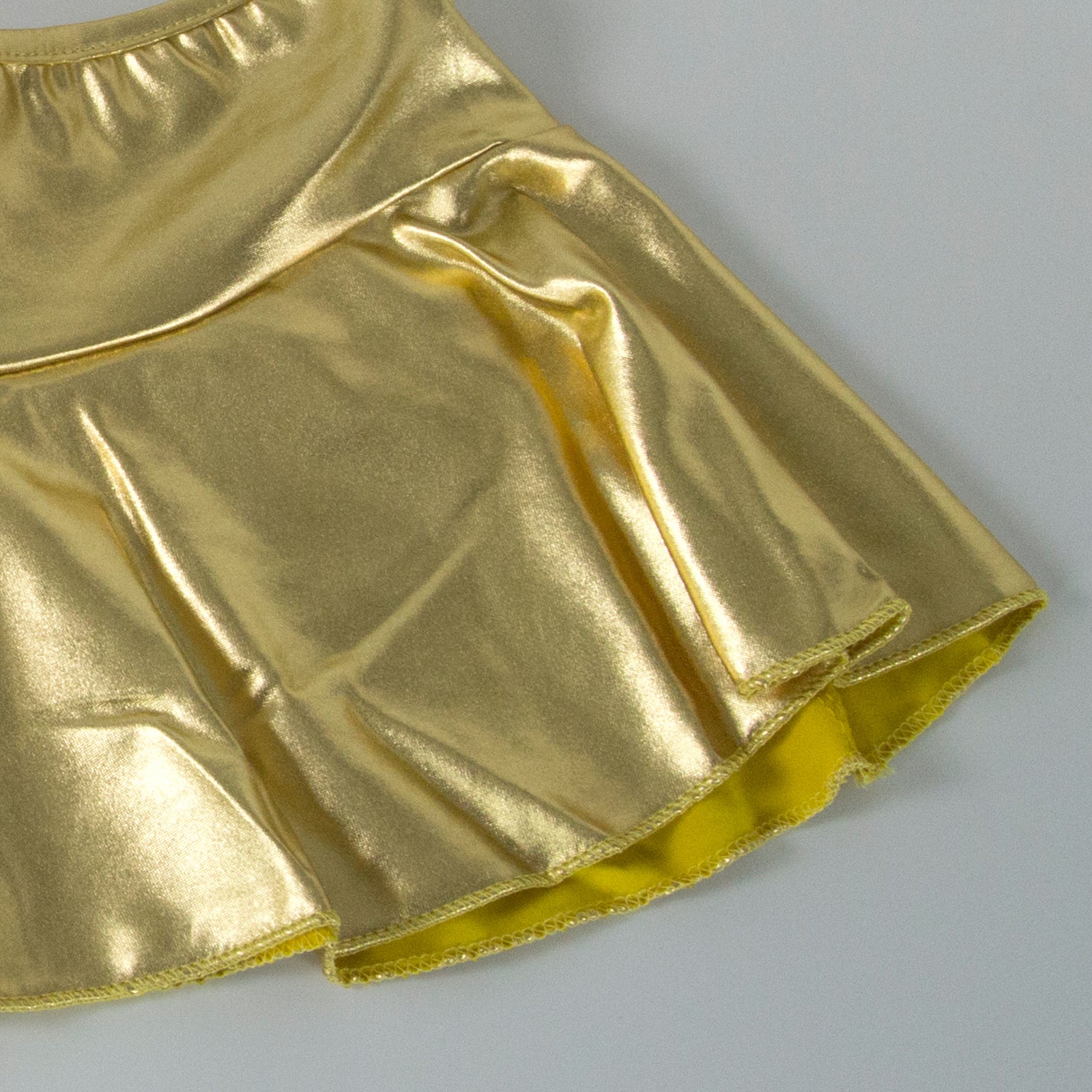Clubwear Gold Bikini Beach Suit Vinyl Cleopatra Outfit Two Piece