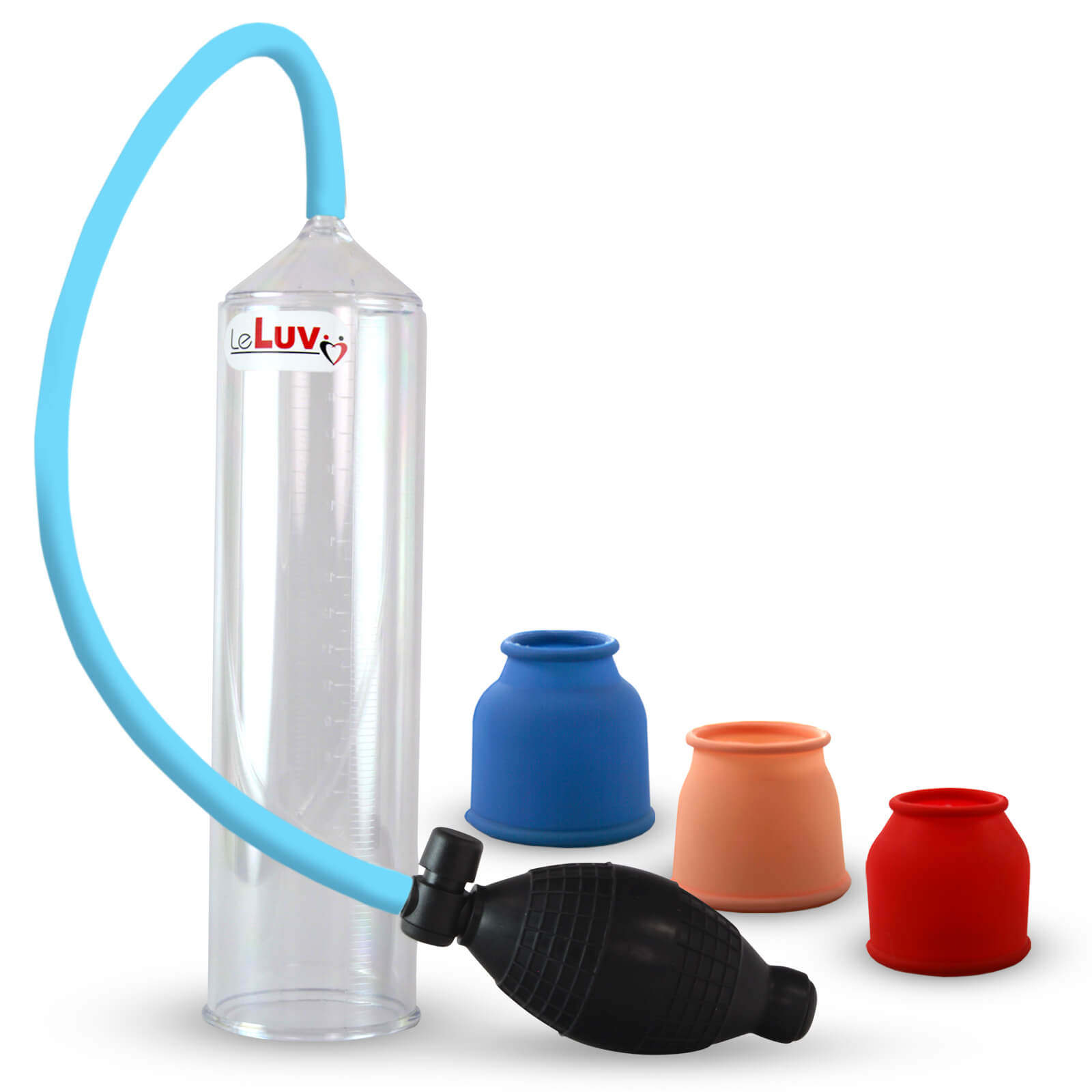 BETTER Bgrip Penis Pump | Silicone Hose Upgrade and 3 Sizes of Sleeves