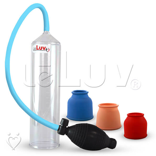 BETTER Bgrip Penis Pump | Silicone Hose Upgrade and 3 Sizes of Sleeves