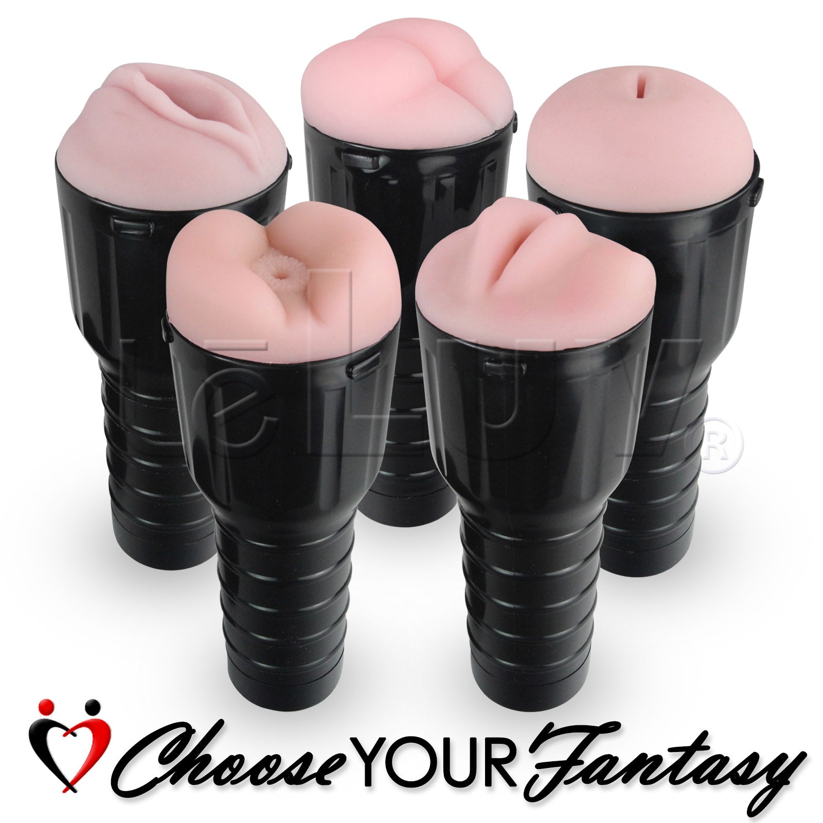 Male Masturbator Handheld Realistic Textures Choose Orifice