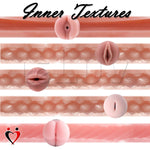 Male Masturbator Handheld Realistic Textures Choose Orifice