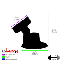 Male Masturbator Handheld Realistic Textured Inside in Totally Clear